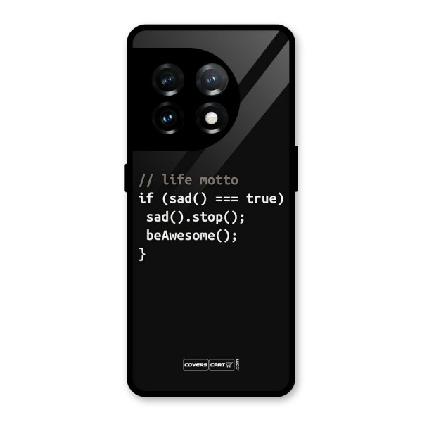 Programmers Life Glass Back Case for OnePlus 11
