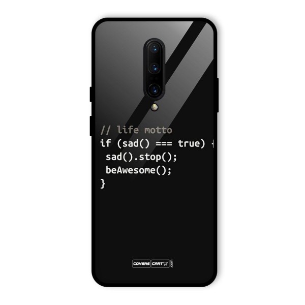 Programmers Life Glass Back Case for OnePlus 7 Pro