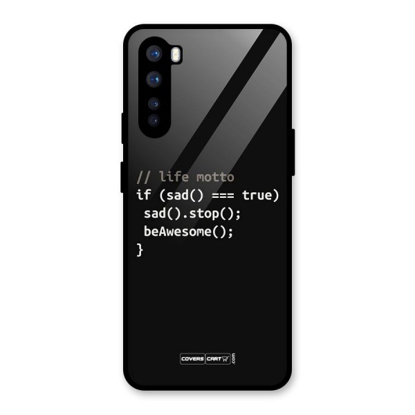 Programmers Life Glass Back Case for OnePlus Nord