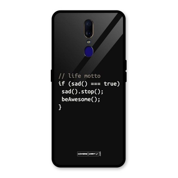 Programmers Life Glass Back Case for Oppo F11