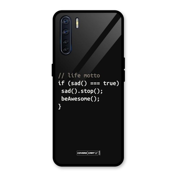 Programmers Life Glass Back Case for Oppo F15