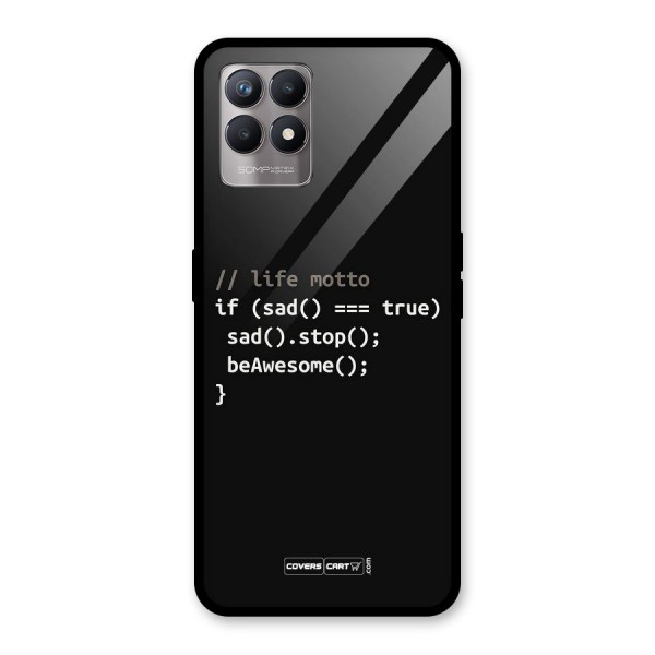 Programmers Life Glass Back Case for Realme 8i