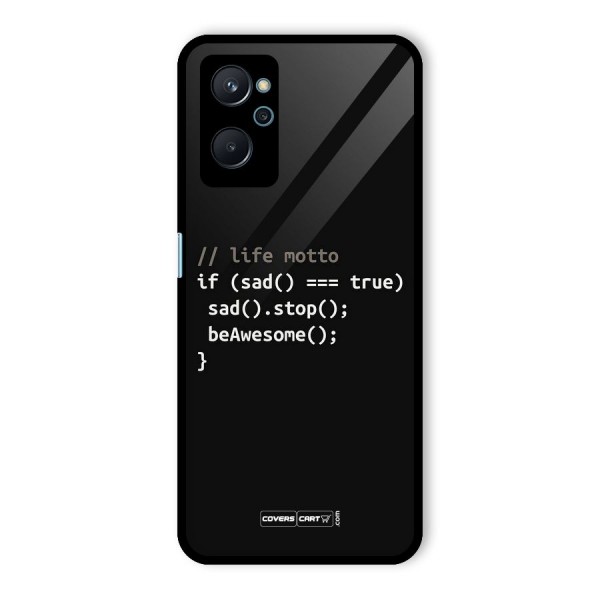 Programmers Life Glass Back Case for Realme 9i