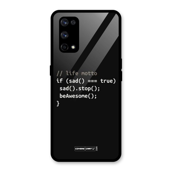 Programmers Life Glass Back Case for Realme X7 Pro