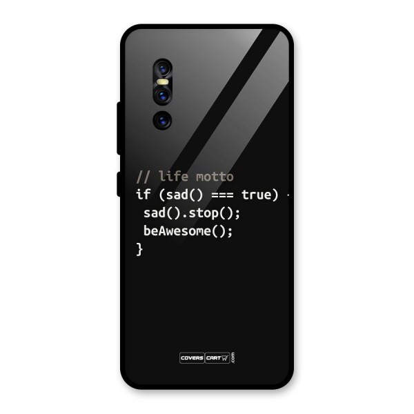 Programmers Life Glass Back Case for Vivo V15 Pro