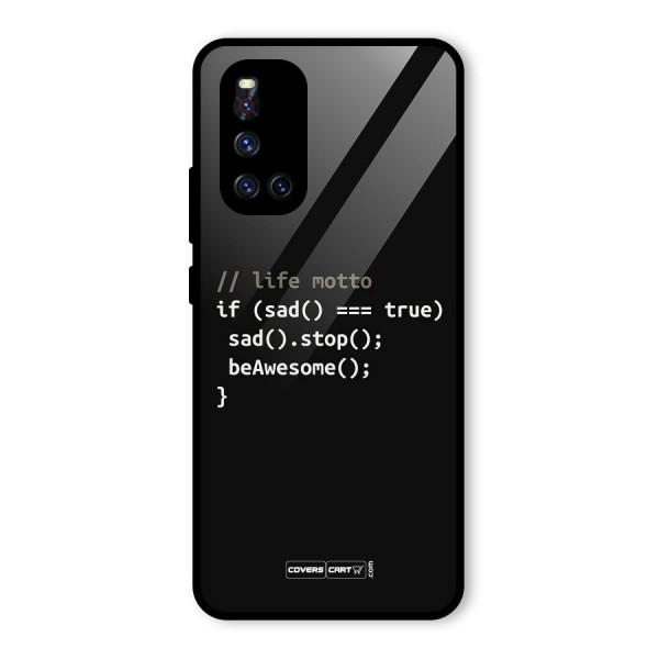 Programmers Life Glass Back Case for Vivo V19