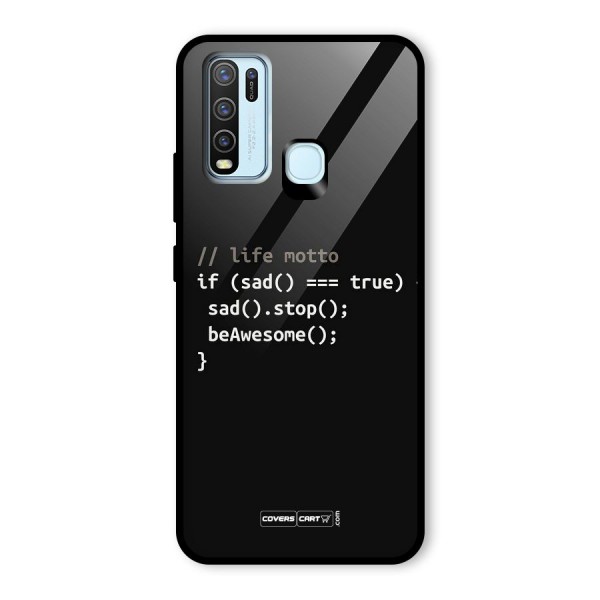 Programmers Life Glass Back Case for Vivo Y30