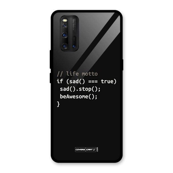 Programmers Life Glass Back Case for Vivo iQOO 3