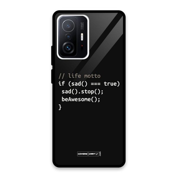 Programmers Life Glass Back Case for Xiaomi 11T Pro