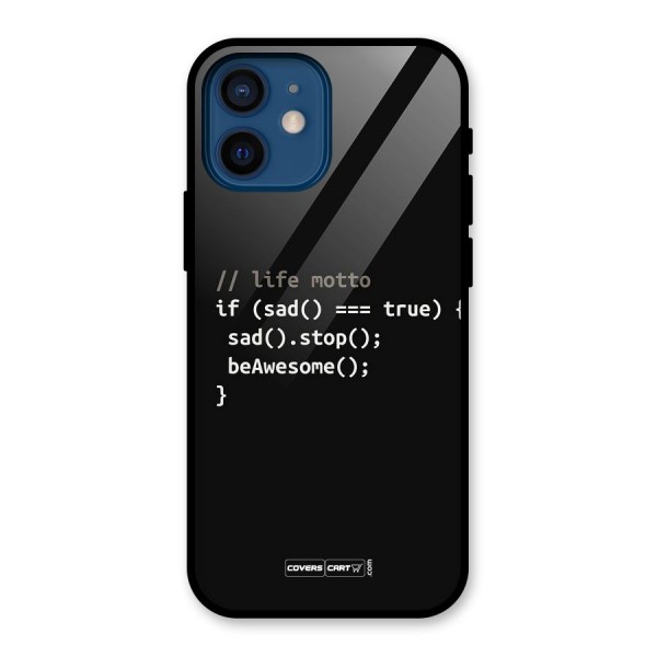 Programmers Life Glass Back Case for iPhone 12 Mini