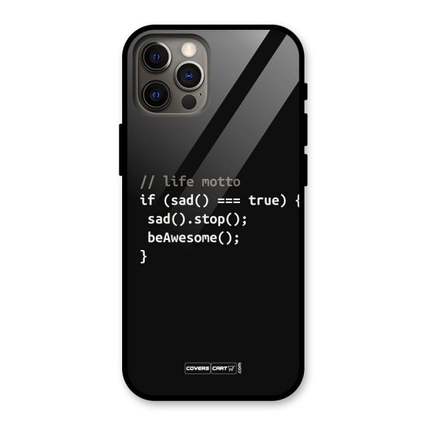 Programmers Life Glass Back Case for iPhone 12 Pro