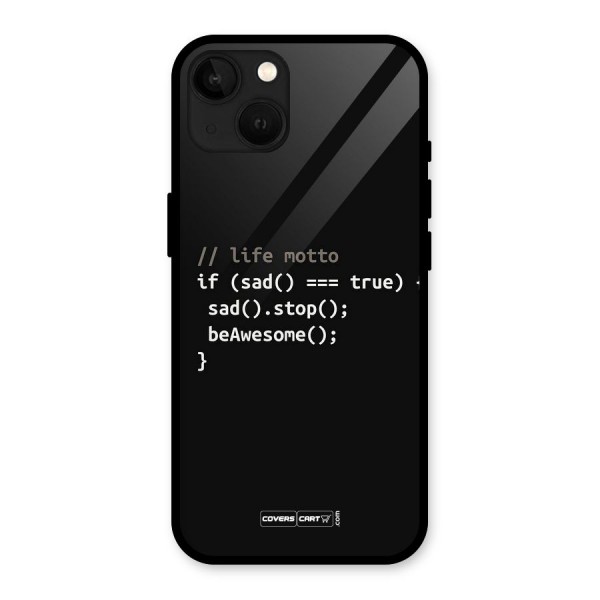 Programmers Life Glass Back Case for iPhone 13