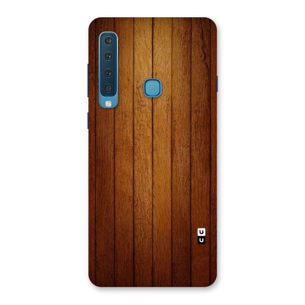 Proper Brown Wood Back Case for Galaxy A9 (2018)