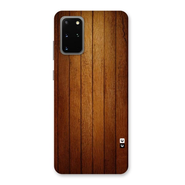 Proper Brown Wood Back Case for Galaxy S20 Plus