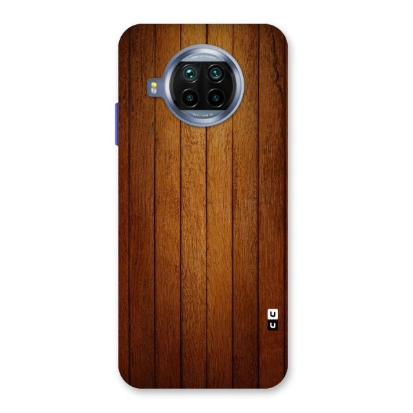 Proper Brown Wood Back Case for Mi 10i