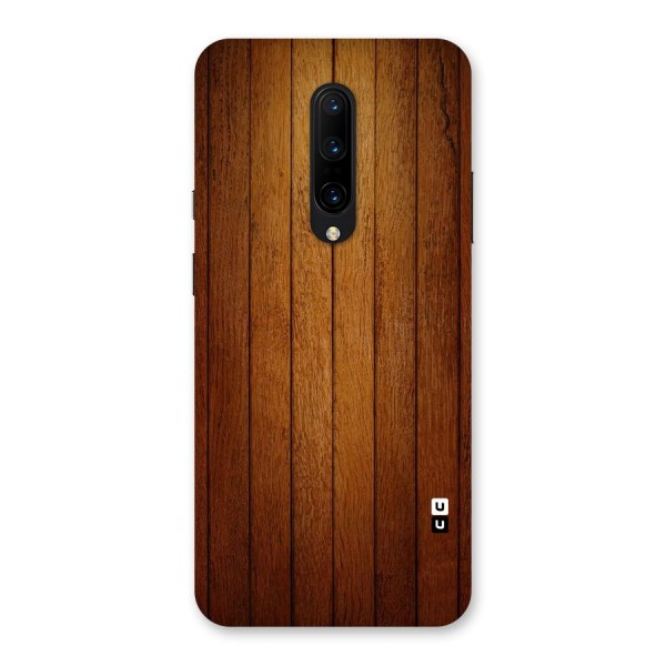 Proper Brown Wood Back Case for OnePlus 7 Pro