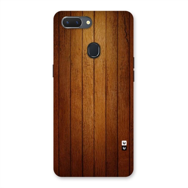 Proper Brown Wood Back Case for Oppo Realme 2