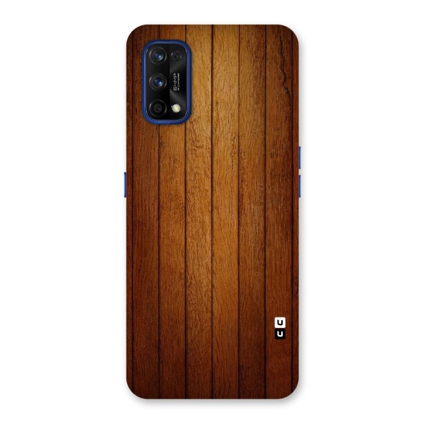 Proper Brown Wood Back Case for Realme 7 Pro