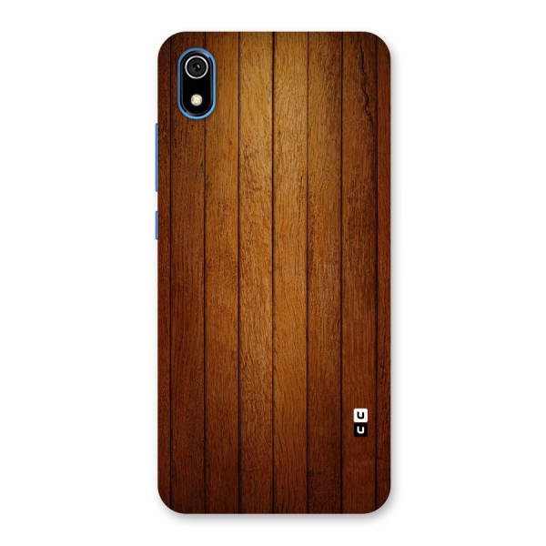 Proper Brown Wood Back Case for Redmi 7A