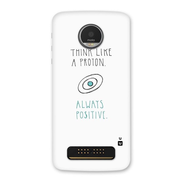 Proton Positive Back Case for Moto Z Play