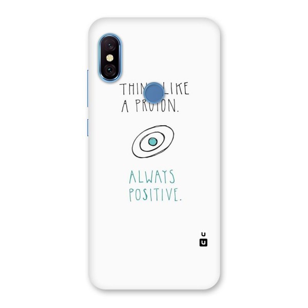 Proton Positive Back Case for Redmi Note 6 Pro