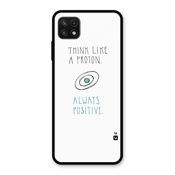 Proton Positive Glass Back Case for Galaxy A22 5G