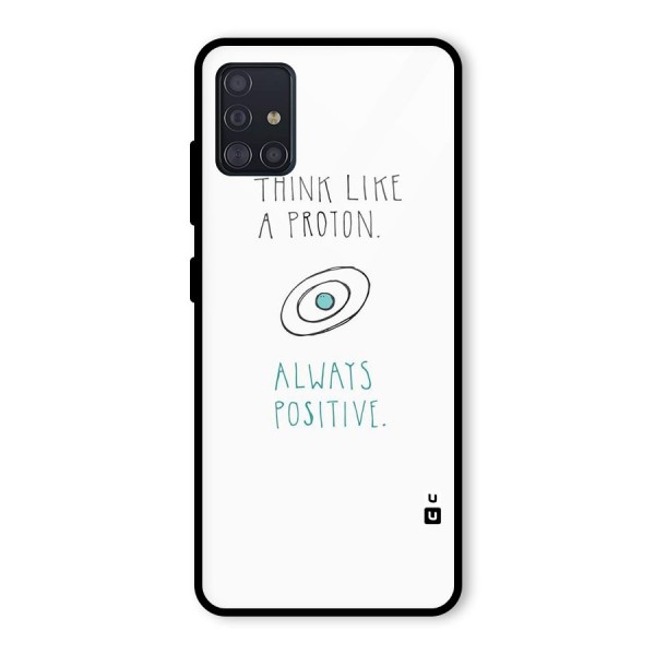 Proton Positive Glass Back Case for Galaxy A51