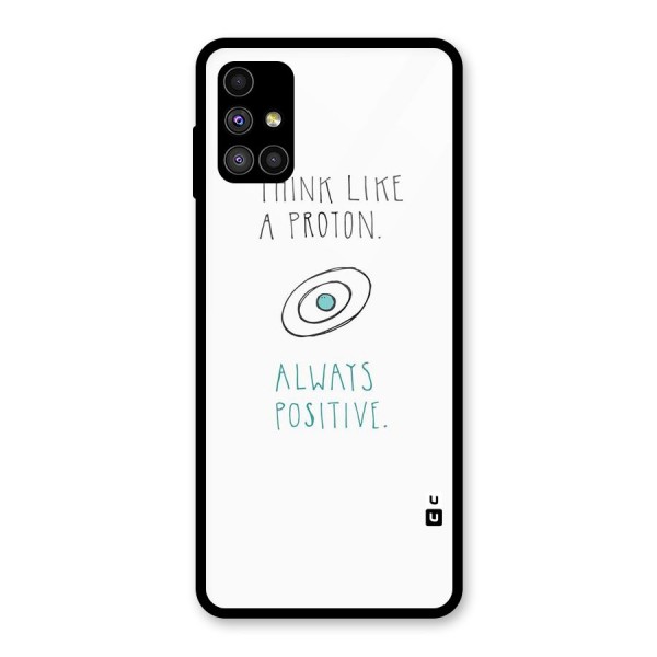 Proton Positive Glass Back Case for Galaxy M51