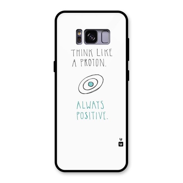 Proton Positive Glass Back Case for Galaxy S8