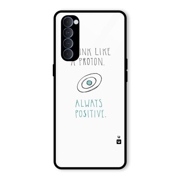 Proton Positive Glass Back Case for Oppo Reno4 Pro