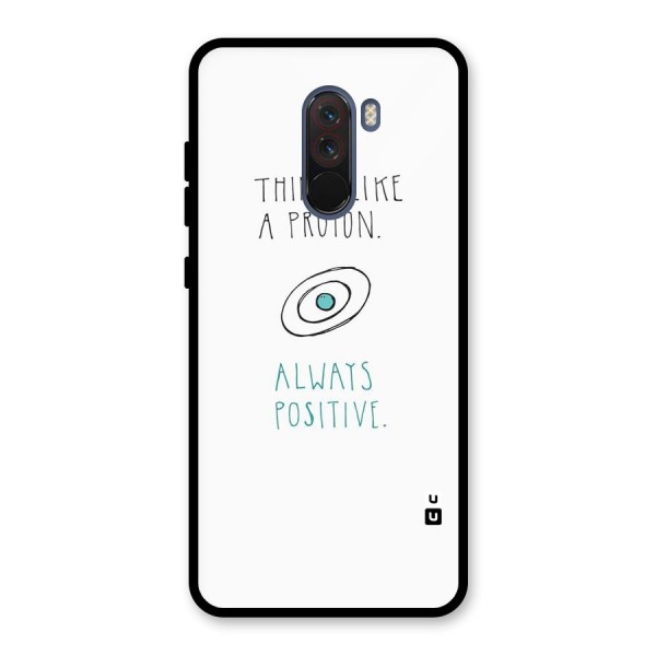 Proton Positive Glass Back Case for Poco F1