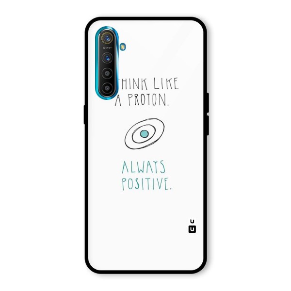 Proton Positive Glass Back Case for Realme XT