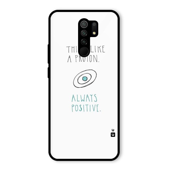 Proton Positive Glass Back Case for Redmi 9 Prime