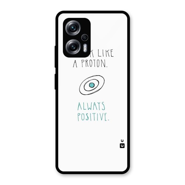 Proton Positive Glass Back Case for Redmi K50i