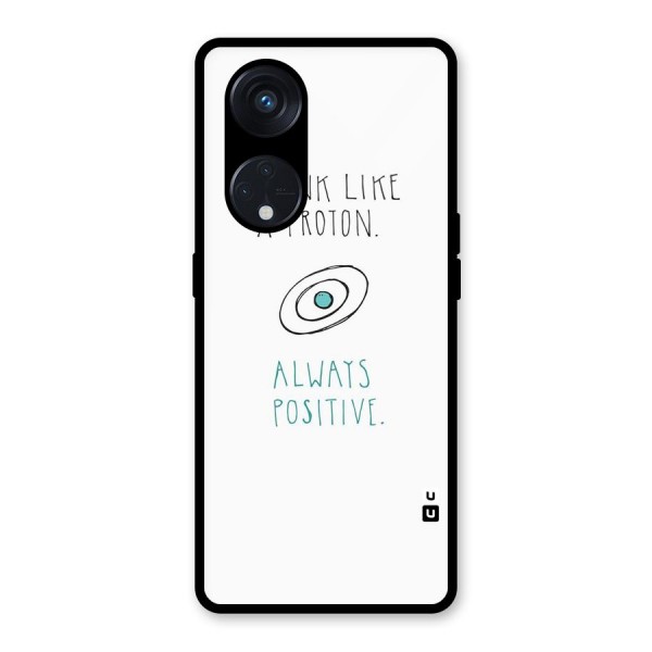 Proton Positive Glass Back Case for Reno8 T 5G