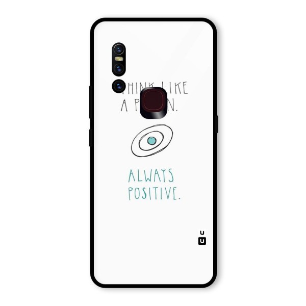 Proton Positive Glass Back Case for Vivo V15