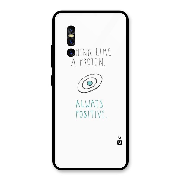 Proton Positive Glass Back Case for Vivo V15 Pro