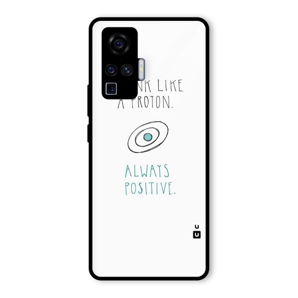 Proton Positive Glass Back Case for Vivo X50 Pro