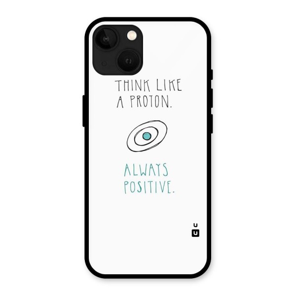 Proton Positive Glass Back Case for iPhone 13