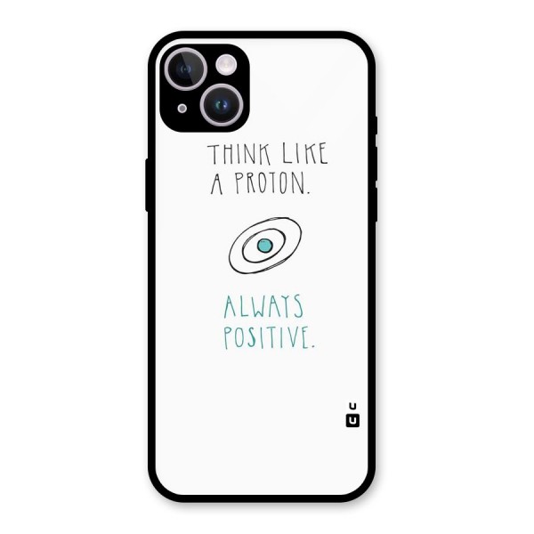 Proton Positive Glass Back Case for iPhone 14 Plus