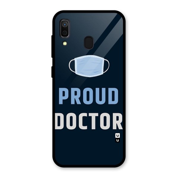 Proud Doctor Glass Back Case for Galaxy A30