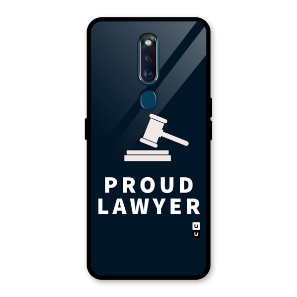 Proud Lawyer Glass Back Case for Oppo F11 Pro