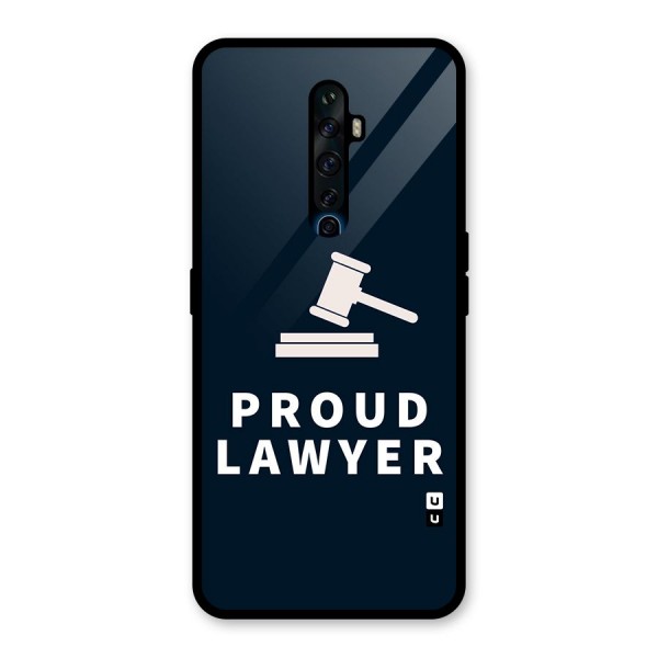 Proud Lawyer Glass Back Case for Oppo Reno2 Z