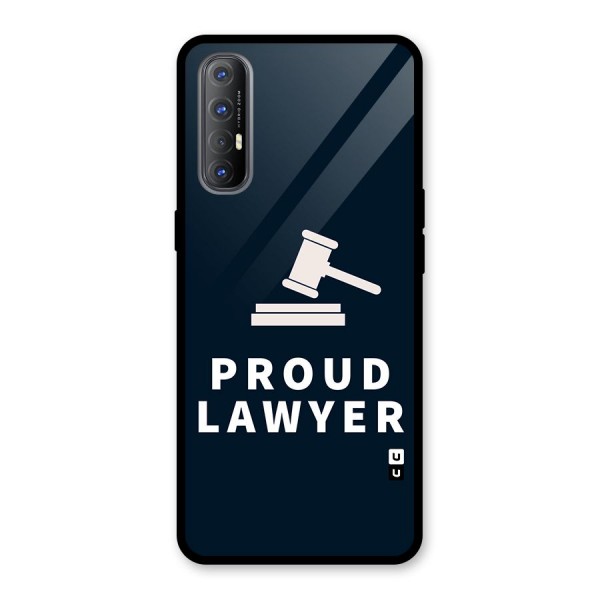 Proud Lawyer Glass Back Case for Oppo Reno3 Pro