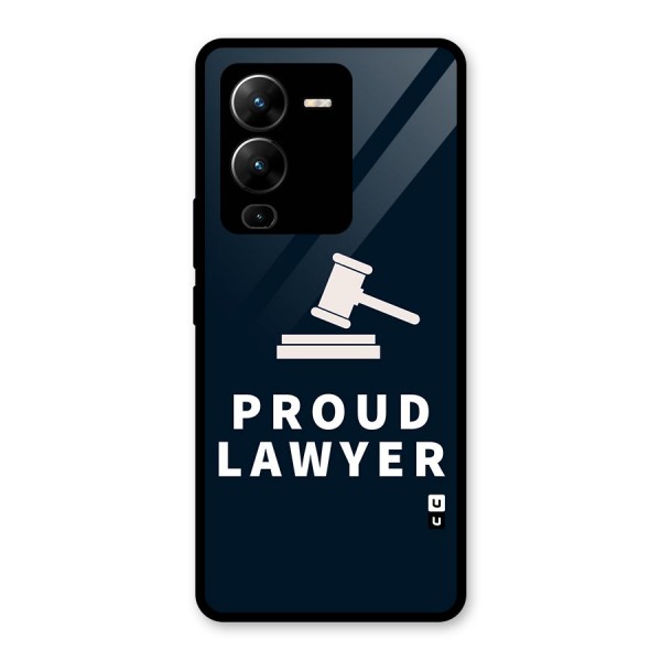 Proud Lawyer Glass Back Case for Vivo V25 Pro