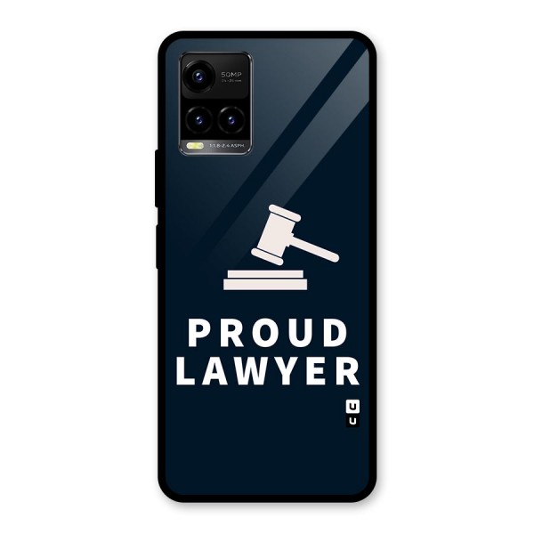 Proud Lawyer Glass Back Case for Vivo Y21 2021