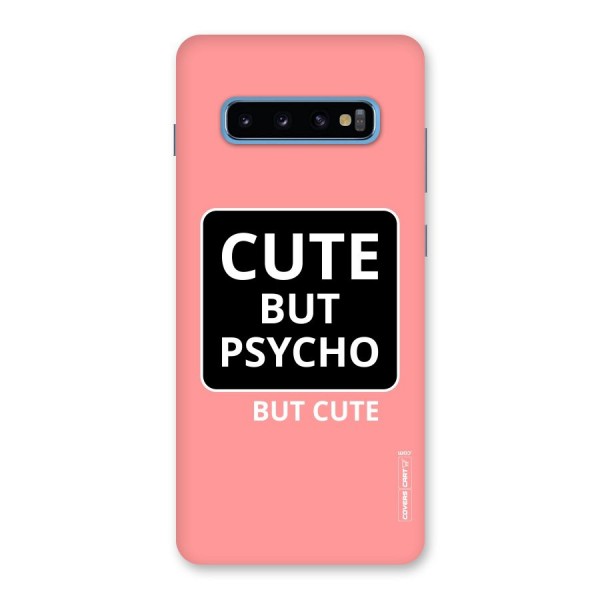 Psycho But Cute Back Case for Galaxy S10 Plus