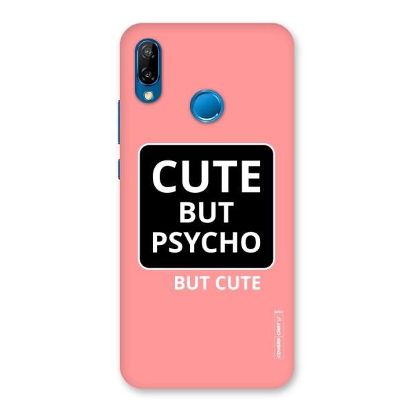 Psycho But Cute Back Case for Huawei P20 Lite