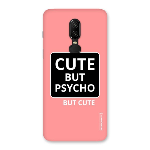 Psycho But Cute Back Case for OnePlus 6