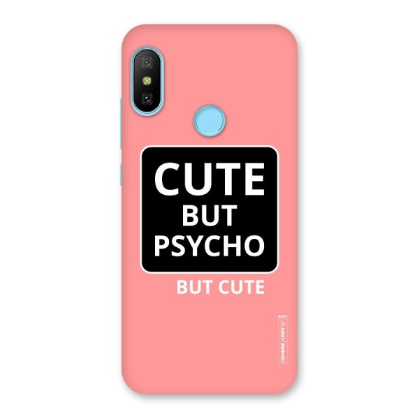 Psycho But Cute Back Case for Redmi 6 Pro